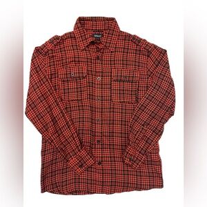 Imperious Delftrading INC. Red Men Angel Wing Button Up Down Shirt  size XL